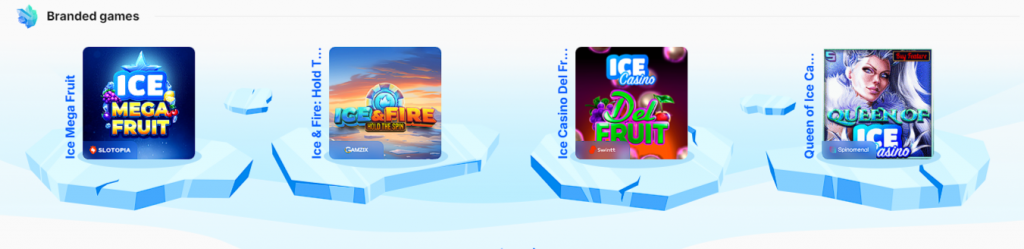 Ice Casino Branded Games India