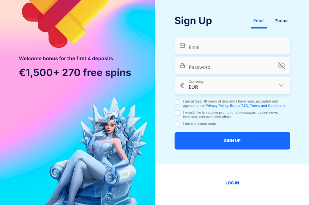 Ice Casino Sign UP India